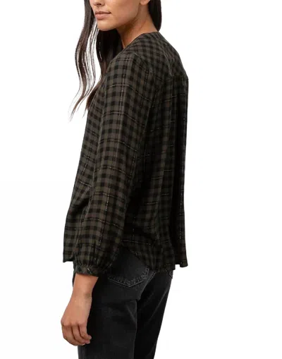 Rails Eloise Shirt In Fern Black