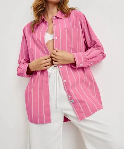 Rails Elsa Shirt In Hibiscus White