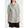 Rails Elsa Stripe Button-up Shirt In Gray
