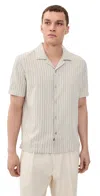 Rails Ely Camp Shirt Ecru Multi Stripe In White