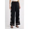 Rails Emmie Drawstring Wide Leg Linen Pants