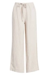 Rails Emmie Linen Drawstring Pants In Heathered Flax