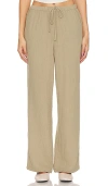 Rails Emmie Orgaic Cotton Gauze Drawstring Pants In 包腿长裙