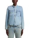 Rails Ency Quilted Denim Jacket In Mid Blue