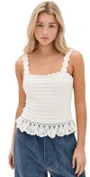 Rails Estefania Knit Cotton Blend Crop Tank