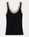 Rails Estrella Ribbed Tank Top In Black