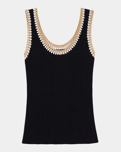 Rails Estrella Ribbed Tank Top In Black
