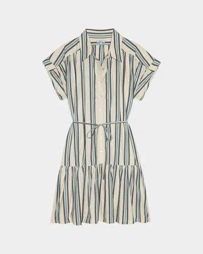 Rails Evaline Stripe Cotton Mini Dress In Multi