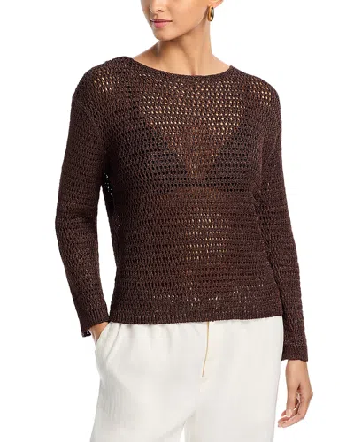 Rails Evangeline Boat Neck Sweater In Brown