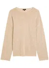 Rails Evangeline Melange Cotton-knit Jumper In Neutral