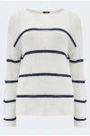 Rails Evangeline Stripe Boat Neck Sweater