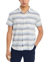 Rails Fairfax Stripe Short Sleeve Cotton Button-up Shirt In Multi