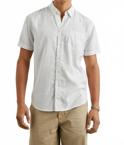 Rails Fairfax Shirt In Polygon Micro White In Multi