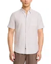 Rails Fairfax Short Sleeve Button-up Shirt In Tahini Etch
