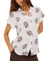 Rails Farrah Shell Print Top In White