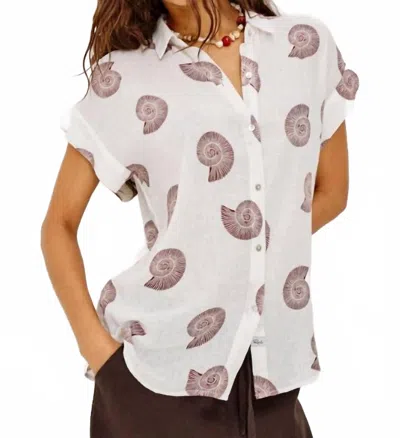 Rails Farrah Top In Spiral Shells In Multi