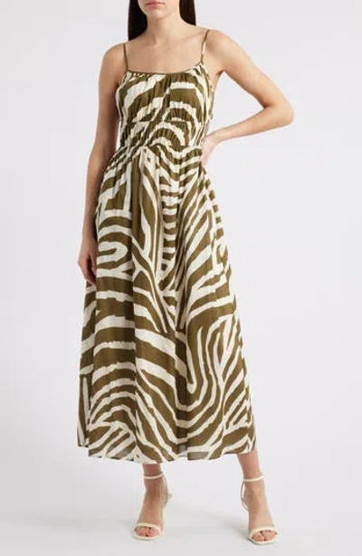 RAILS RAILS FATIMA PRINT COTTON MIDI SUNDRESS