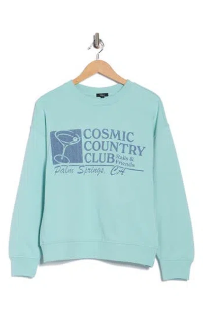 Rails Favorite Graphic Sweatshirt In Blue