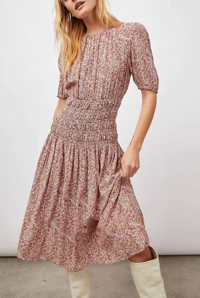 Rails Filippa Dress In Autumn Floral In Burgundy