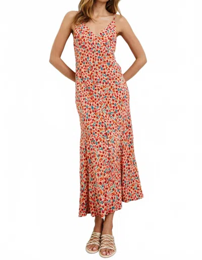 Rails Florian Dress In Red Posey