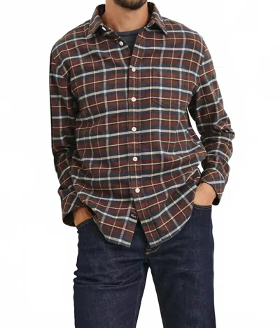 Rails Forrest Long Sleeve Shirt In Hickory Blue In Multi