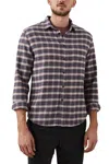 Rails Forrest Long Sleeved Shirt In Dusk Berry Grey Melange In Multi