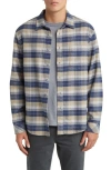 Rails Forrest Shirt In Barley Denim Taupe In Barley Denim Taupe