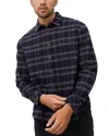 Rails Forrest Shirt In Ancient Navy In Ancient Navy Melange
