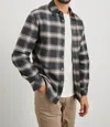 Rails Forrest Shirt In Charcoal Tumeric In Multi