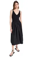 Rails Franca Sleeveless Drop-waist Midi Dress In Black
