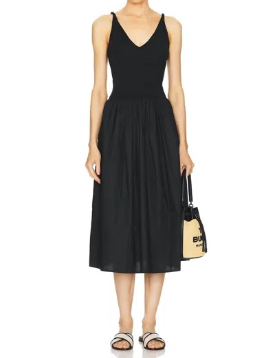 Rails Franca Sleeveless Drop-waist Midi Dress In Black