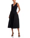 Rails Franca Sleeveless Drop-waist Midi Dress In Black