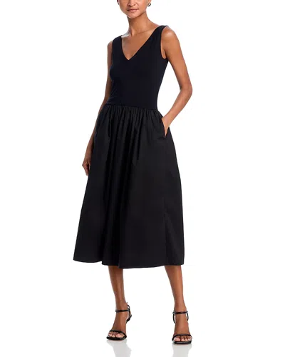 Rails Franca Sleeveless Drop-waist Midi Dress In Black