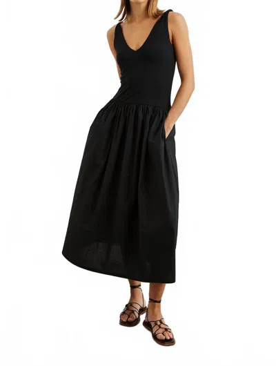 RAILS FRANCA MIDI DRESS IN BLACK
