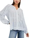 Rails Frances Stripe Linen Blend Button-up Shirt In Sonoma Stripe