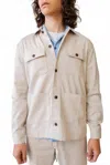 Rails Franklin Buttoned Jacket In Oat In White