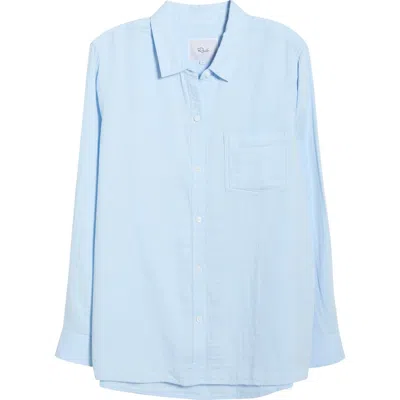 Rails Freeman Cotton Button-up Shirt In Blue