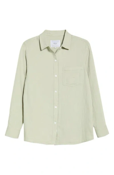 Rails Freeman Cotton Button-up Shirt In Green