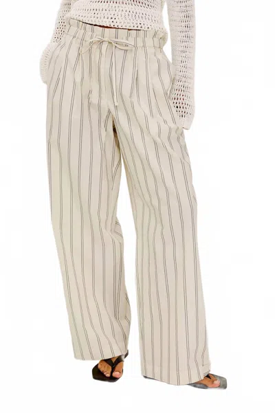Rails Fulham Pant In Palma Stripe In Brown