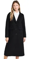 Rails Gallery Coat Black In Black