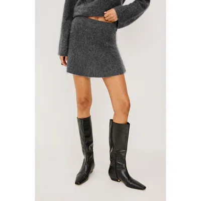 Rails Gayle Wool & Cashmere Miniskirt In Gray