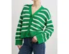 Rails Geneva Cardigan In Kelly Stripe In Multi
