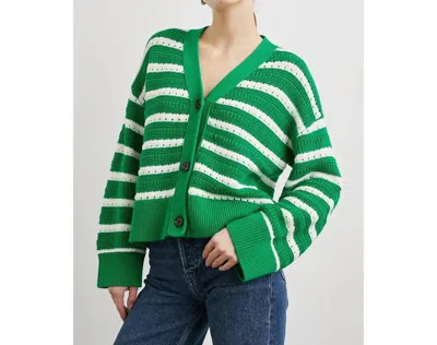 Rails Geneva Cardigan In Kelly Stripe
