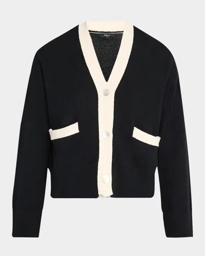 Rails Geneva V-neck Cardigan In Black