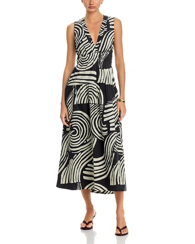 Rails Genevieve Cutout Tiered Cotton Sundress In Multi