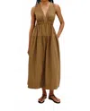 Rails Genevieve Cut-out Back Dress In Sepia In Brown