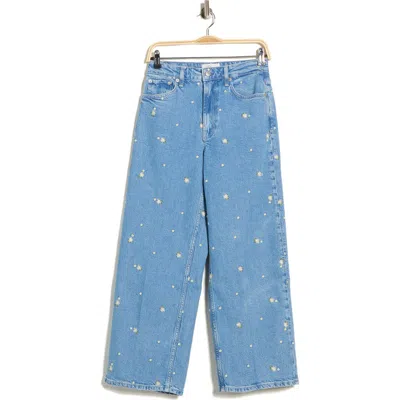 Rails Getty Crop Straight Leg Jeans In Blue