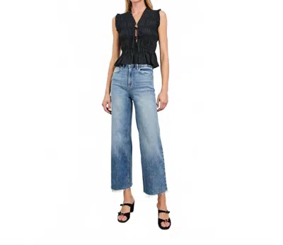 Rails Getty Crop Wide Leg Jean In Tradewind