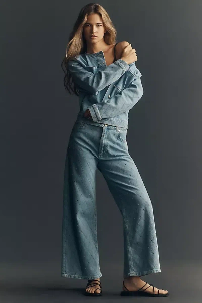 Rails Getty Denim Crop Pants In Blue