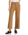 Rails Getty High Rise Wide Leg Cropped Jeans In Tradewind In Brown